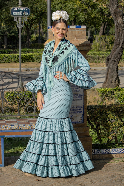 Modelo Amapola verde jabonoso