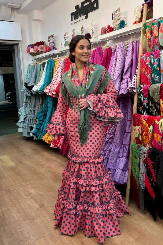 Modelo Gitanilla rosa/verde