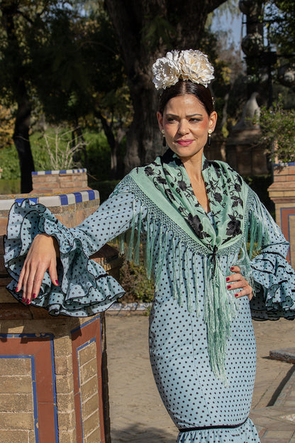 Modelo Amapola verde jabonoso