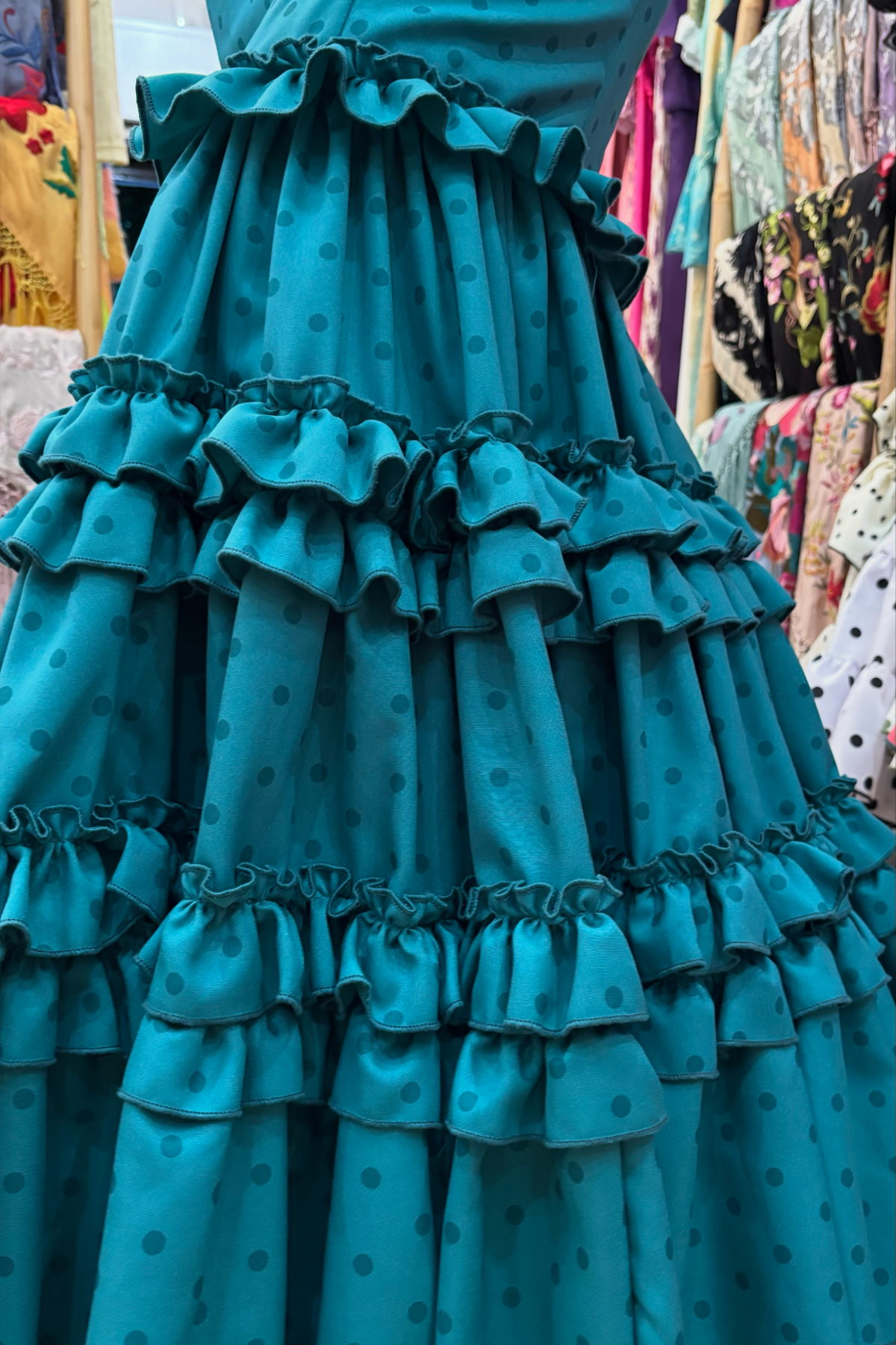 Modelo Gitanilla Verde Esmeralda