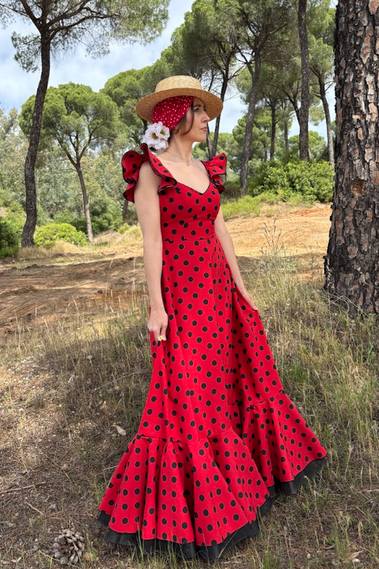 Bata Rocio Rojo/Negro